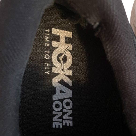 HOKA One One Bondi 7 Men’s Black and White Running Shoe Size 8.5 - Picture 9 of 11